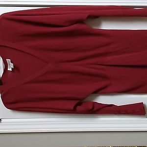 Rich Red AT Loft Sweater, Sz S, EUC